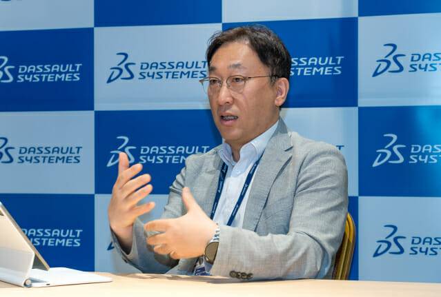 DN솔루션즈 이강재 상무. (사진=다쏘시스템)