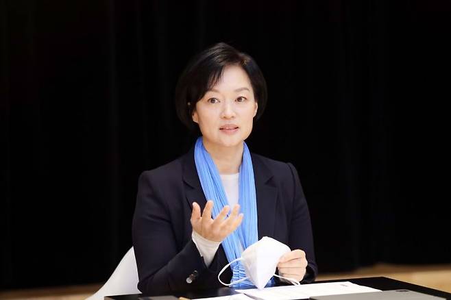 이재명 정부 초대 중소벤처기업부 장관으로 지명된 한성숙 네이버 전 대표. 사진=네이버