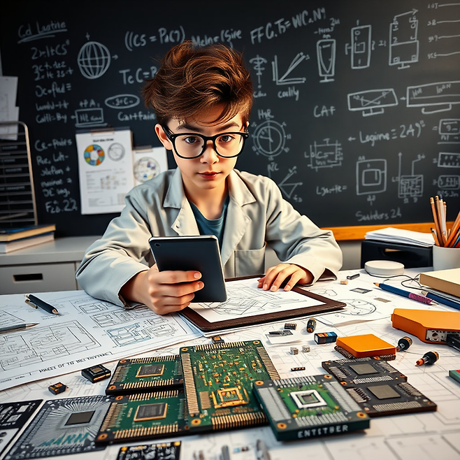 톡톡 용어 - 팹리스 (AI로 이미지 생성)