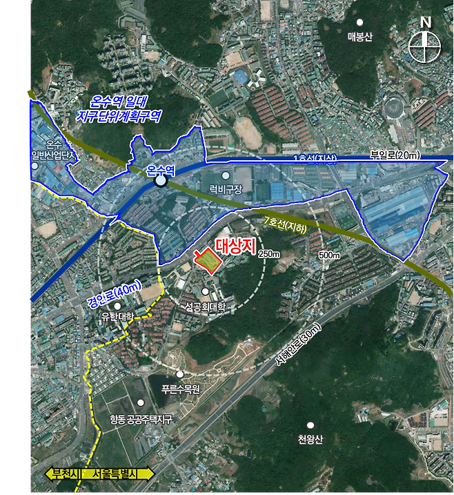 서울 구로구 오류동 108-1 일대 소규모재건축(화랑주택) 위치도. 서울시 제공