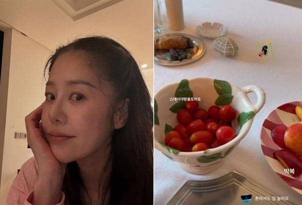 배우 고현정(54)이 야식으로 먹는 과일을 소개했다./사진=고현정 인스타그램 캡처