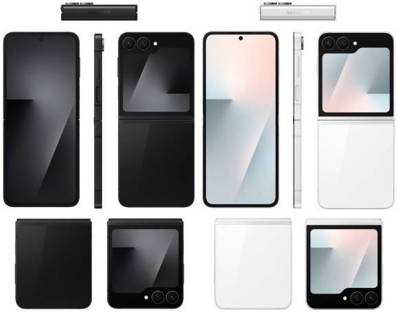 삼성전자가 다음달 9일 공개를 앞둔 '갤럭시Z 플립7'로 추정되는 렌더링 이미지.[제공=IT팁스터 에반 블레스 X계정]