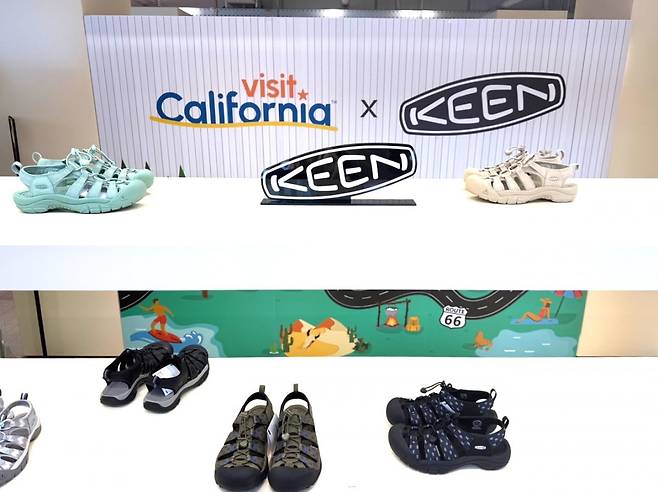 캘리포니아 관광청·킨 팝업 현장