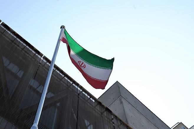 미국이 미국 군사력을 활용해 이란의 핵 시설을 직접 타격한 22일 서울 용산구 주한 이란 이슬람 공화국 대사관의 모습. 연합뉴스