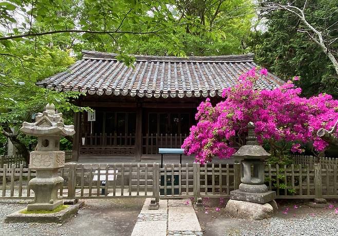 해체 전 일본 고덕원 경내에 자리했던 관월당. [국가유산청]