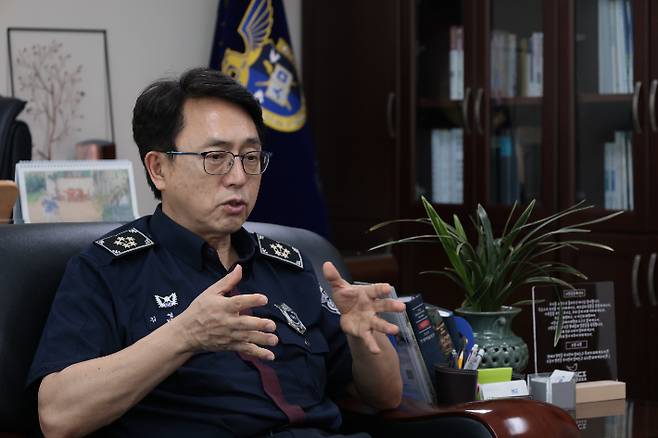 2023년부터 소망교도소장으로 재직중인 김영식 소장. 소망교도소 제공