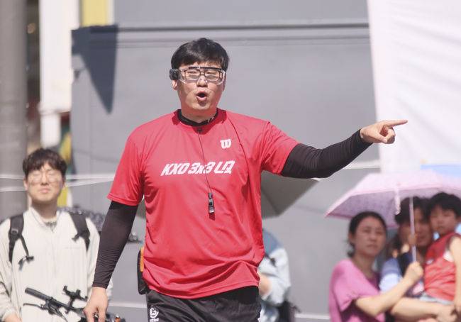 [사진] 대회에 처음 도입된 심판캠