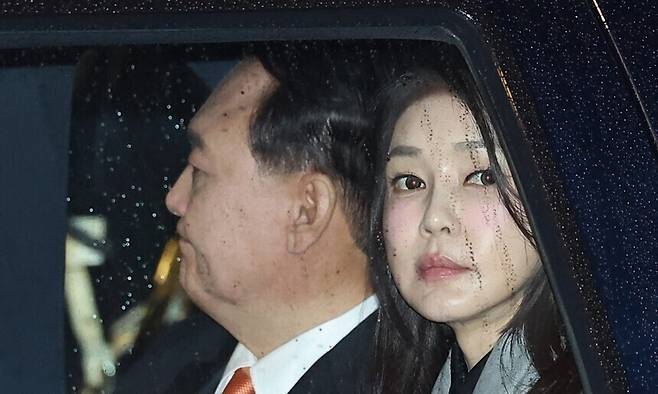 윤석열 전 대통령 부부. 연합뉴스