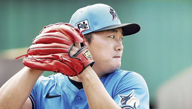 메이저리그 마이애미 말린스 시절 고우석. AP연합뉴스