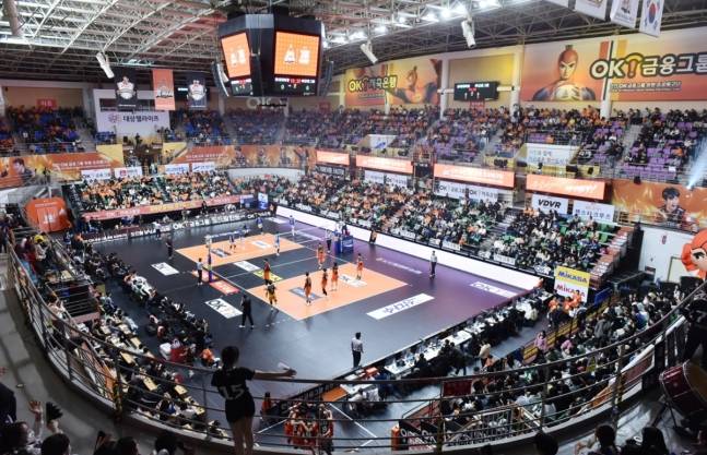 안산 상록수 체육관 전경(KOVO제공)