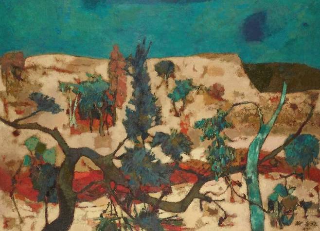 류경채 '폐림지 근방'(1949). 국립현대미술관