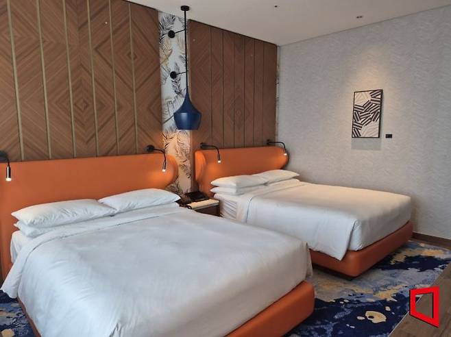 인스파이어 엔터테인먼트 리조트 내 패밀리형 객실. 김흥순 기자