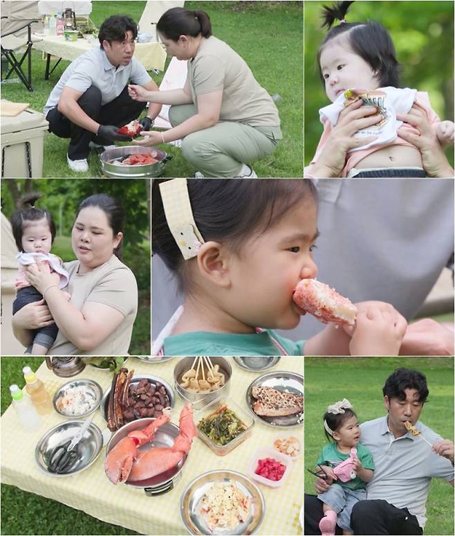예능 ‘슈퍼맨이 돌아왔다’ 박인비, 남기협, 인서, 연서 (제공: KBS 2TV)
