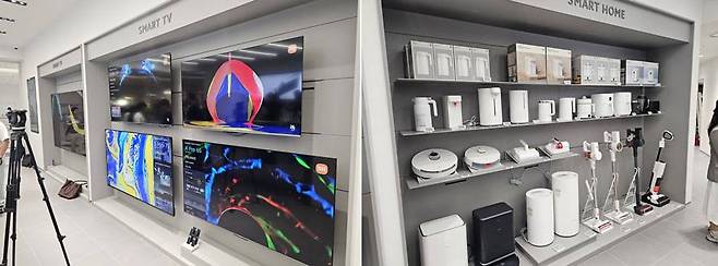 모바일 기기 외에 TV 및 생활가전 전반을 비롯한 다양한 제품을 체험할 수 있다 / 출처=IT동아