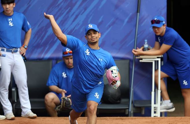 삼성 라이온즈 외국인 투수 헤르손 가라비토. 삼성 제공