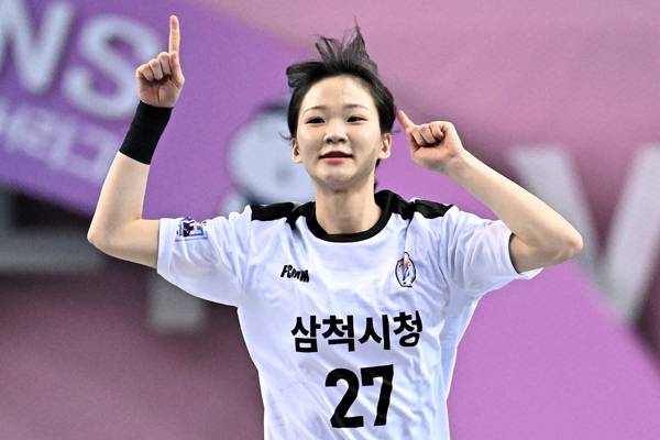 사진 베스트 7 라이트윙 삼척시청 전지연, 사진 제공=한국핸드볼연맹