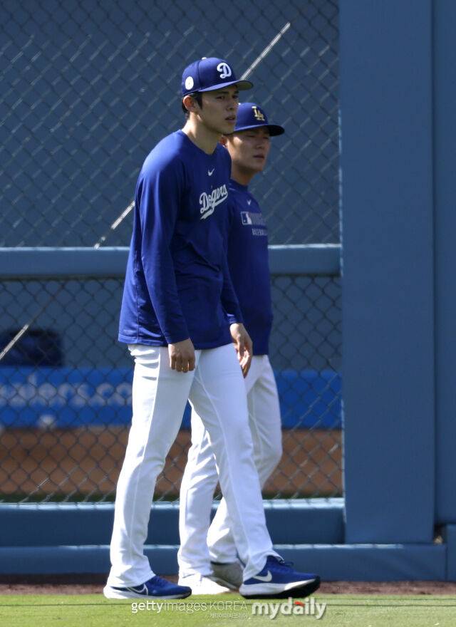 LA 다저스 사사키 로키와 야마모토 요시노부./게티이미지코리아
