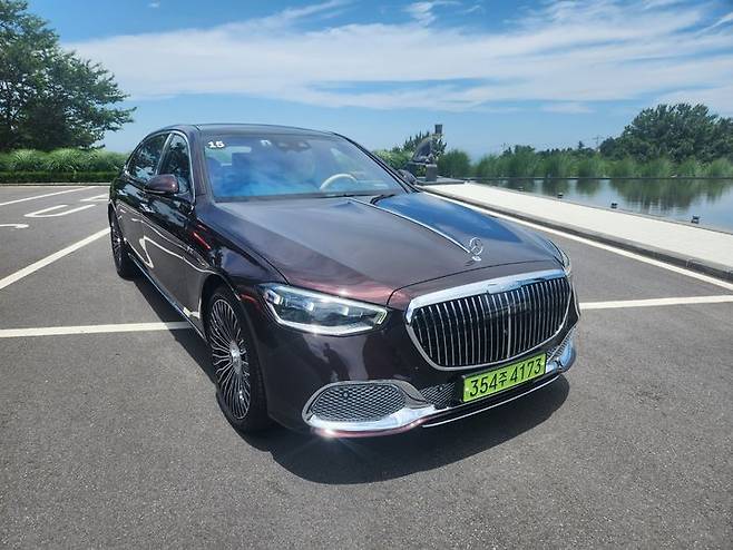 [제주=뉴시스] 마이바흐 S 680 4매틱. (사진=이창훈 기자) 2025.06.25 photo@newsis.com *재판매 및 DB 금지 *재판매 및 DB 금지