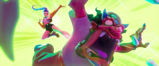 [서울=뉴시스] '케이팝 데몬 헌터스'. (사진 = 넷플릭스 제공) 2025.06.25. photo@newsis.com *재판매 및 DB 금지