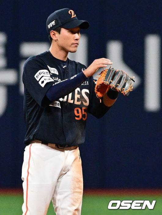 [OSEN=조은정 기자] 한화 황영묵. 2025.05.09 /cej@osen.co.kr