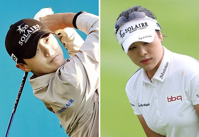 박성현(왼쪽)과 윤이나.