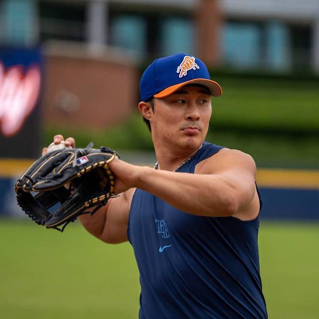 ▲ 탬파베이 산하 트리플A 더럼 불스 소속인 김하성. 메이저리그 복귀가 임박했다. ⓒ더럼 불스 SNS