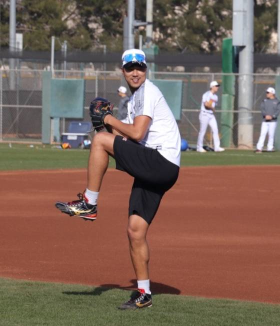 2025 스프링캠프 당시 정우영. /사진=LG 트윈스 제공