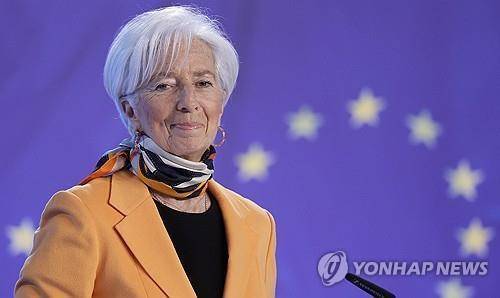 크리스틴 라가드르 ECB 총재 [EPA 연합뉴스 자료사진. 재판매 및 DB 금지]