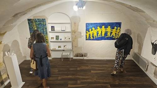 지난 24일부터 프랑스 파리 갤러리 아네스 노르에서 '2025 한-프랑스 국제교류전'이 열리고 있다./사진=교동미술관 제공