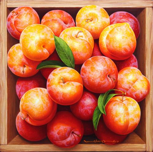 이창효 작, '[No 1001] 자두-풍요', 2024. 갤러리 청애 제공