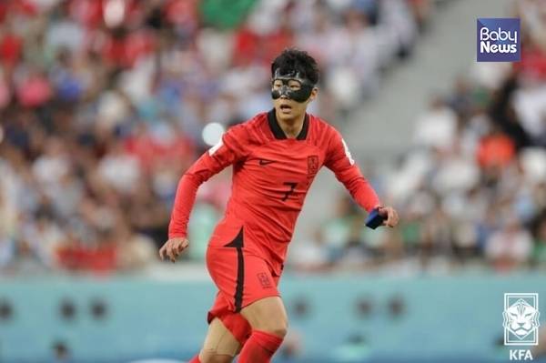2022년 카타르 월드컵 당시 손흥민 선수. ⓒ대한축구협회
