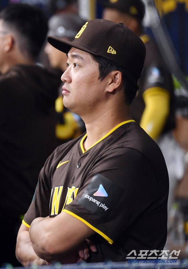 샌디에이고 유니폼을 입은 고우석. 스포츠조선DB