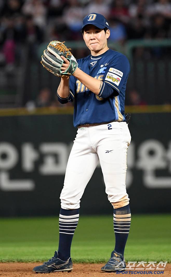 NC 박민우. 인천=박재만 기자 pjm@sportschosun.com/2025.05.13/