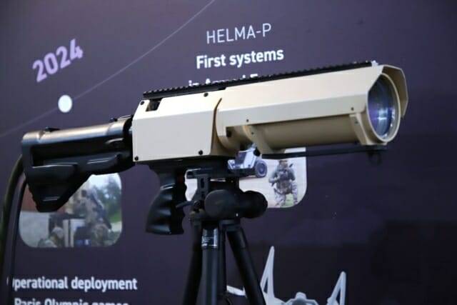 사진은 프랑스 방위 기업 CILAS가 개발한 레이저 무기 프로토타입 (출처=CILAS)