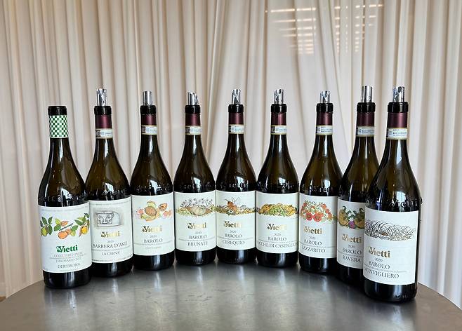 비에티 와이너리의 와인 제품들. /변지희 기자