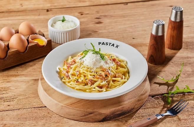 지난 4월 영업을 종료한 '파스타X'의 파스타. 로봇 조리 콘셉트의 식당이었으나 1년여 만에 문을 닫았다. /파스타X 인스타그램