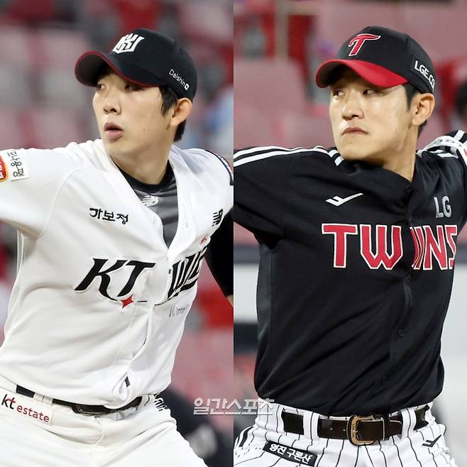 KT 오원석-LG 시절 임준형. IS 포토