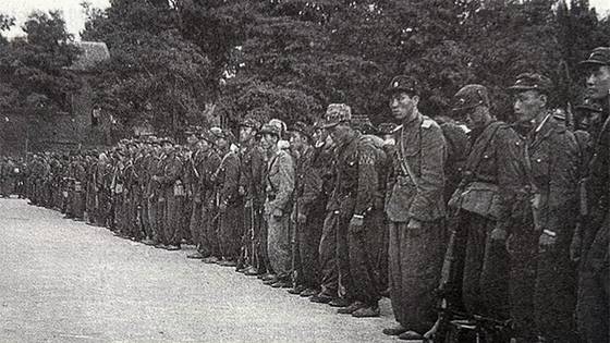 정병준의 저서 『한국전쟁: 38선 충돌과 전쟁의 형성』(2006년, 돌베개)에 실린 '강태무·표무원 월북 사건'의 실제 부대원들 모습.