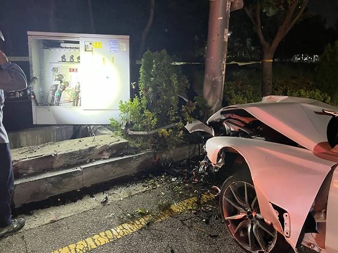 ▲ 변압기를 들이받은 만취운전자 40대 여성 경찰 입건 [광주 북부경찰서]