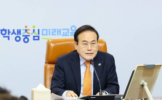 서거석 전북교육감. 전북도교육청 제공