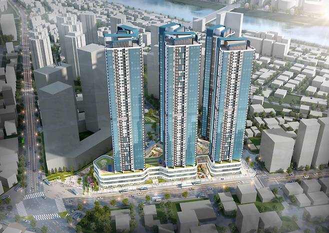 영등포1-12 재정비촉진구역 조감도