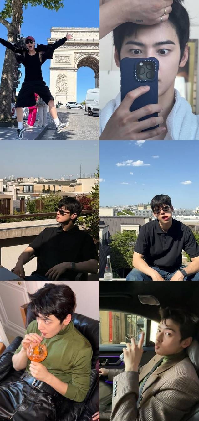 차은우 소셜미디어