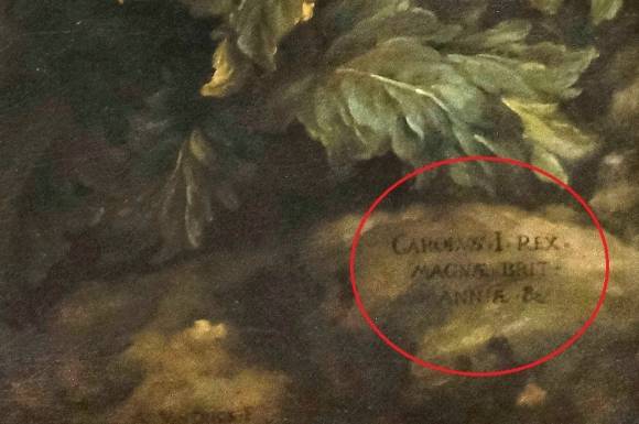 ‘사냥 중인 찰스 1세’ 일부분