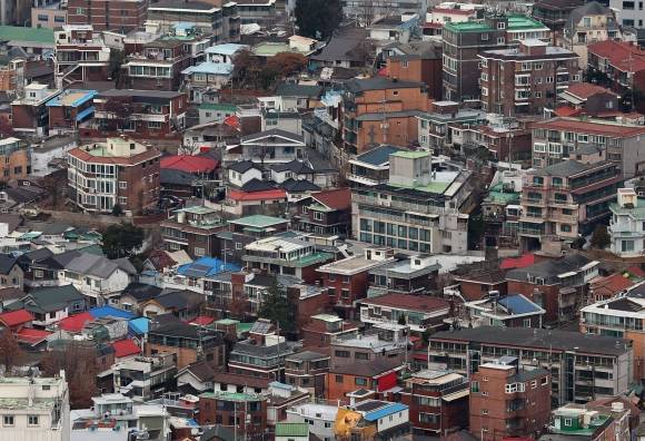 서울 시내 빌라 밀집 지역. 연합뉴스