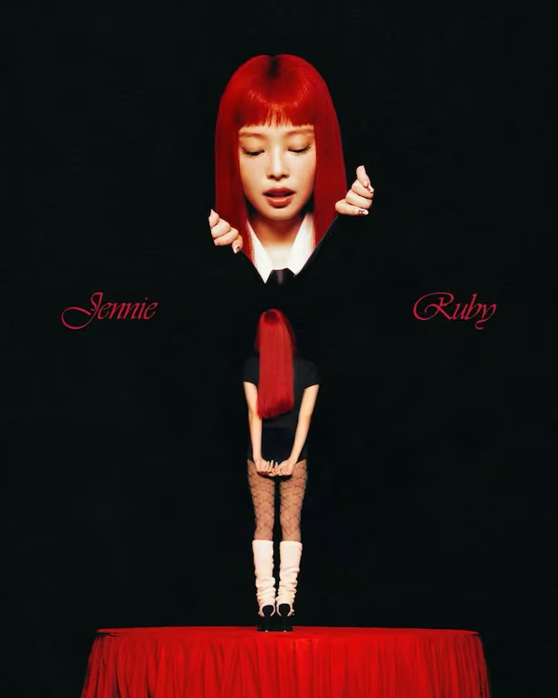 제니의 첫 솔로 정규 앨범 ‘루비(Ruby) 사진 OA엔터테인먼트 제공