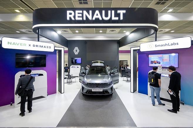 사진 : 넥스트라이즈에 마련된 르노 부스 전경