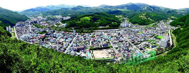 ▲ 태백시 전경