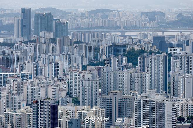 서울 마포 일대 아파트 단지 모습. 문재원 기자