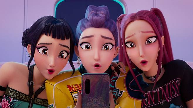 HUNTR/X in Netflix's ″KPop Demon Hunters″ [NETFLIX]