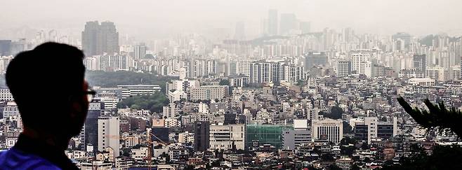 사진은 서울 남산타워에서 바라본 마포구 아파트의 모습 [헤럴드DB]